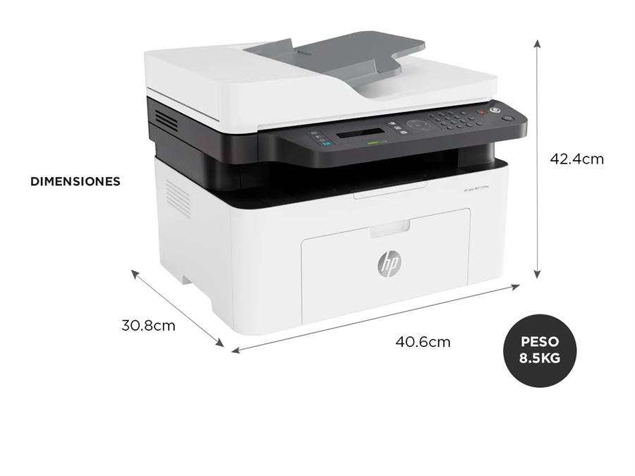 Impresora Laser HP Multifuncion M137FNW