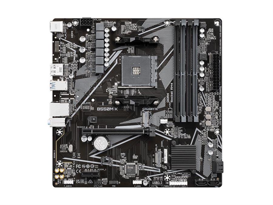 Motherboard Gigabyte B550M K - Am4