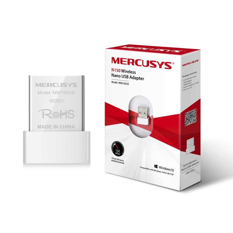 Placa de Red USB - WiFi  Mercurys MW150Us