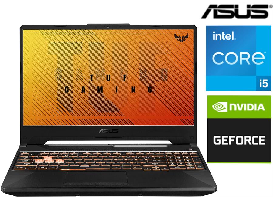 Notebook Asus TUF Gaming F15 - Core I5-16GB-Ssd 512Gb-GTX1650