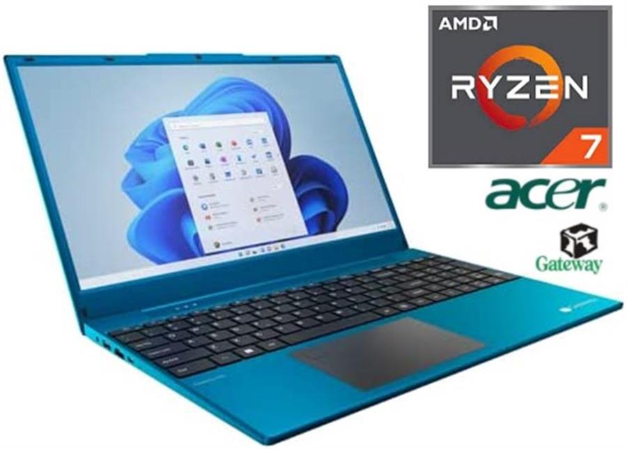 Notebook Acer Gateway Ryzen 7 - 8Gb-Ssd512-Led15.6 - Azul