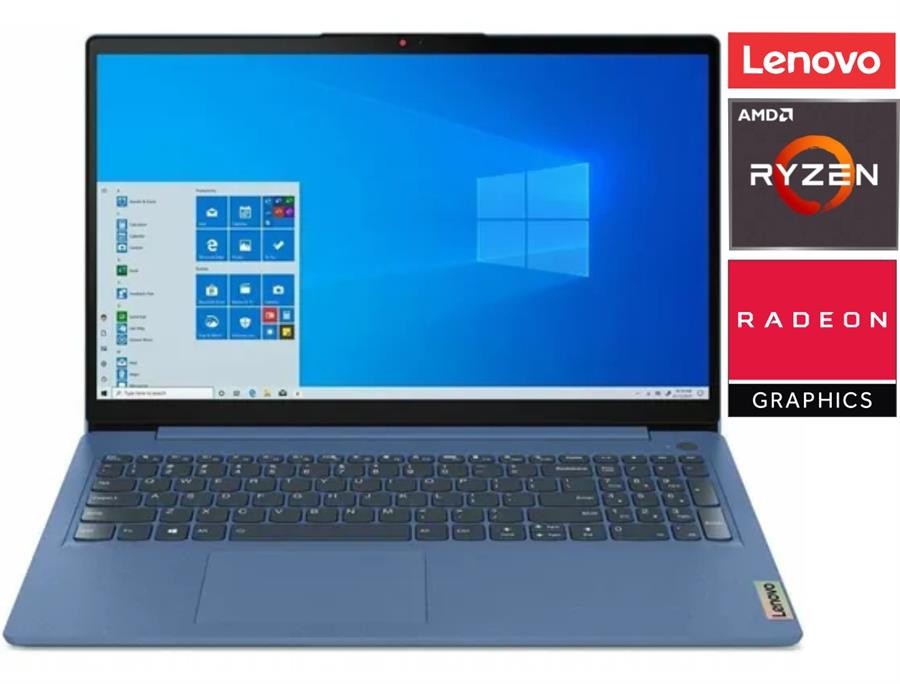 Notebook LENOVO IdeaPad 3 - Ryzen 5-8GB-SSD256-Led15,6
