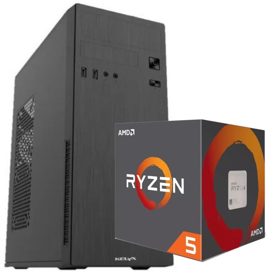 Pc - Amd Ryzen 5 4600G-8GB-Ssd 240Gb-Video Radeon