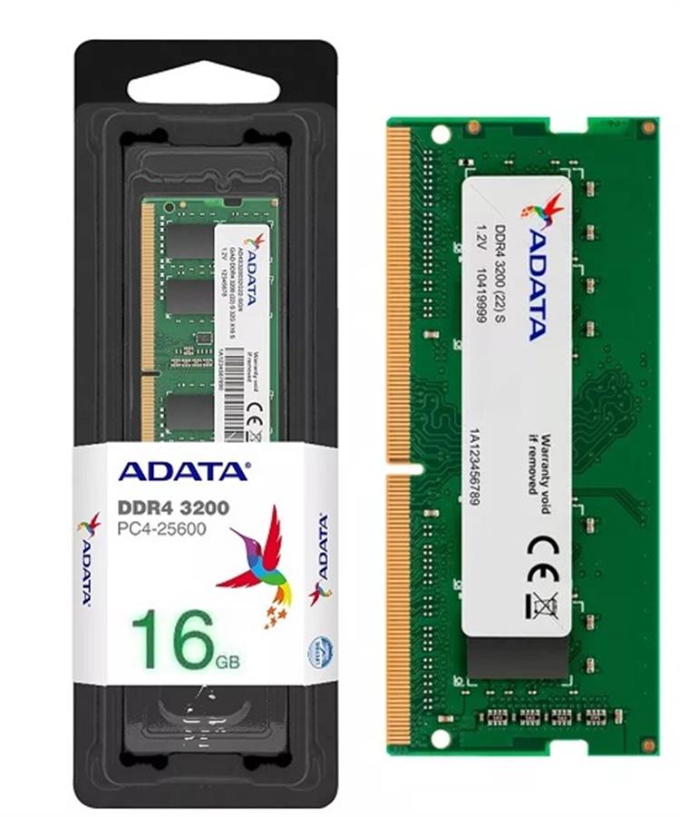 Memoria DDR4 16GB 3200mhz ADATA para Notebook Sodimm