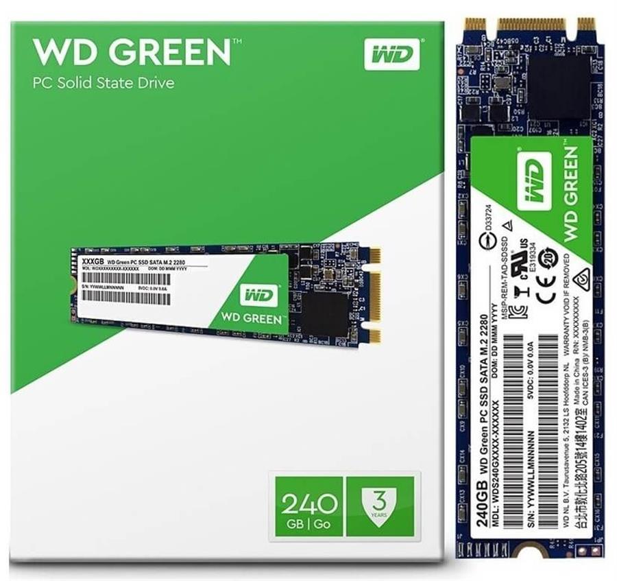 DISCO SSD M.2 240GB WD GREEN 545MB/S 2280