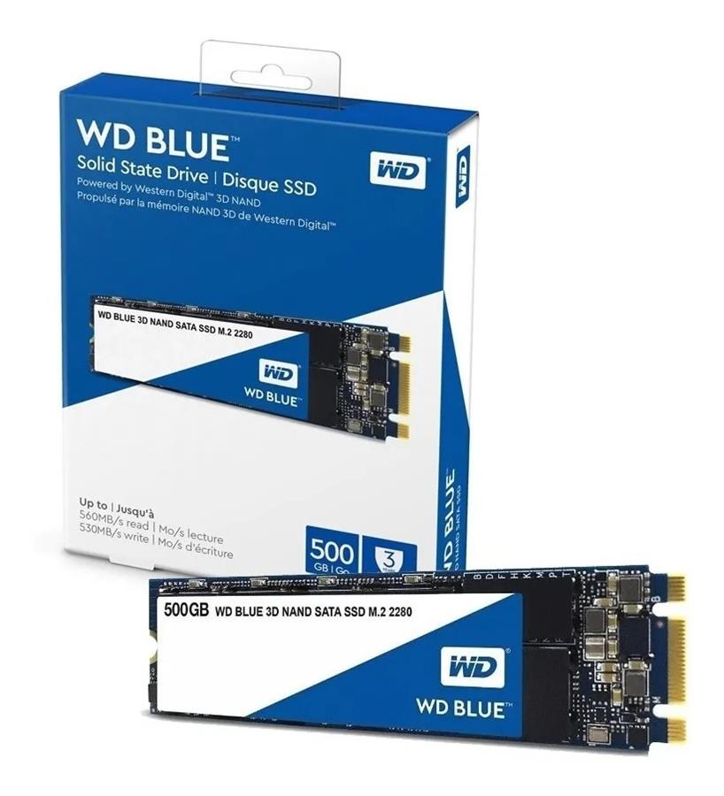 Disco Solido SSD - WD 500 GB BLUE M2 PCIE NVME