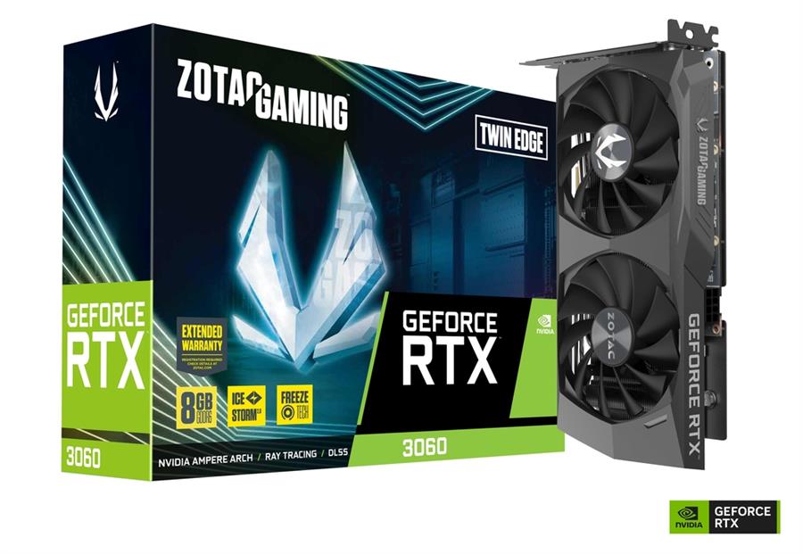 Placa Video Nvidia Geforce RTX 3060 Twin Edge 8GB GDDR6 ZOTAC