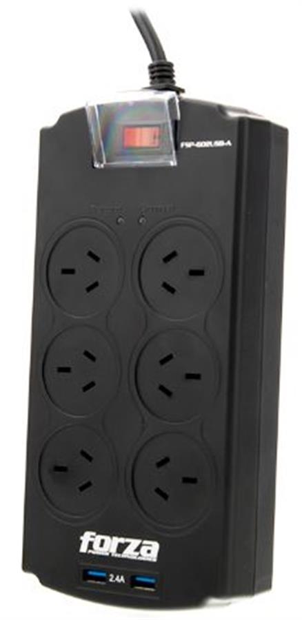Protector Tensión FSP FORZA 2200W 6 Tomas