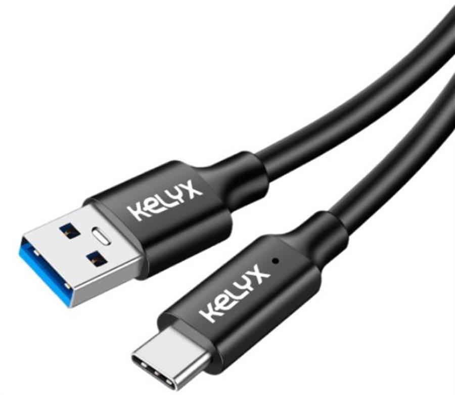 Cable USB Tipo C a USB 3.2 60W 1mt Kelyx