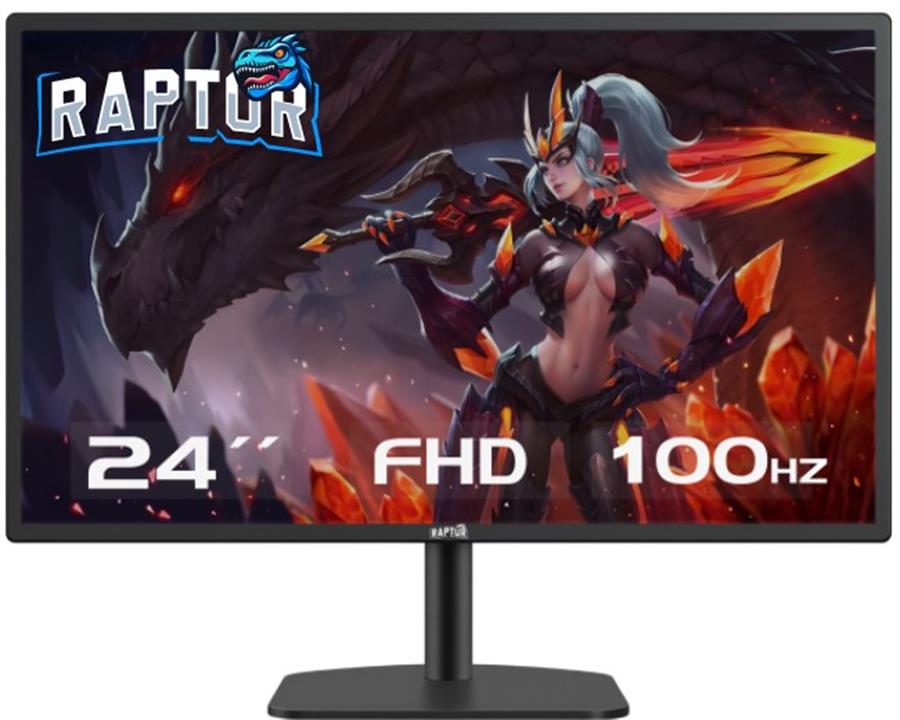 PRE- VENTA 8-5 - Monitor Gamer Raptor Hawk Eye 24" Slim Fhd 100Hz 5Ms Hdmi-Vga