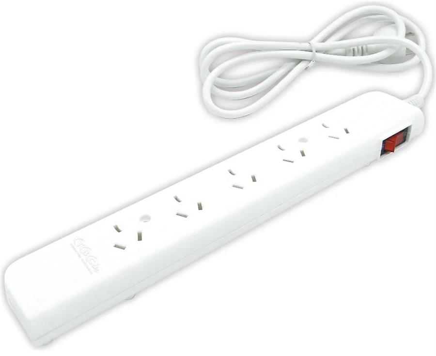Zapatilla Prolongador 5 tomas 220V 10amp 1.5mts
