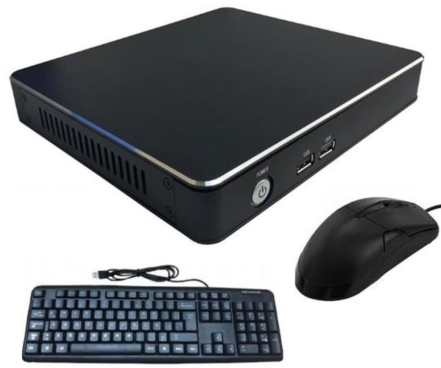 Pc Mini Intel Celeron j1800 4GB RAM SSD240GB WIFI Teclado Mouse - USADA