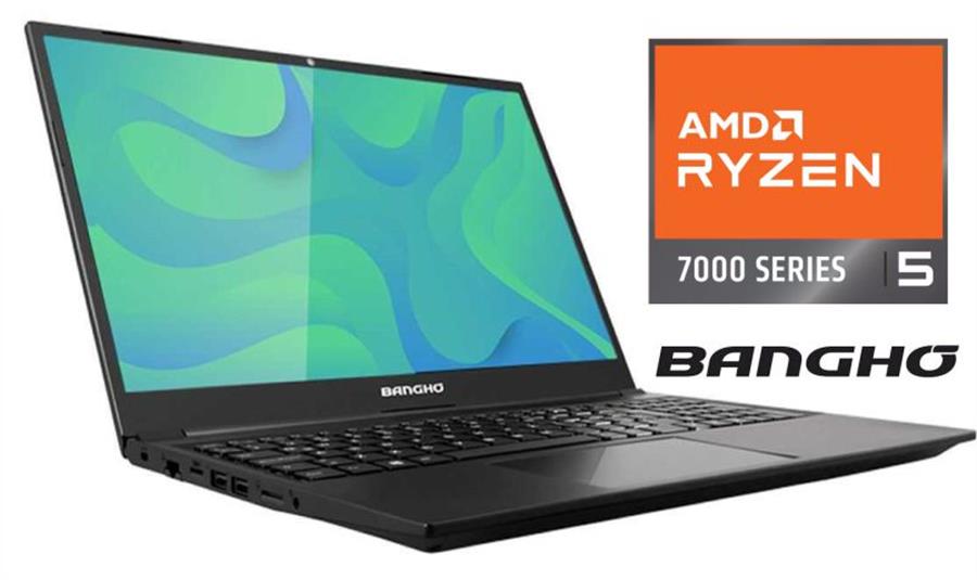 Notebook BANGHO Max Ryzen 5 7430-16GB-Ssd 500Gb-15.6"
