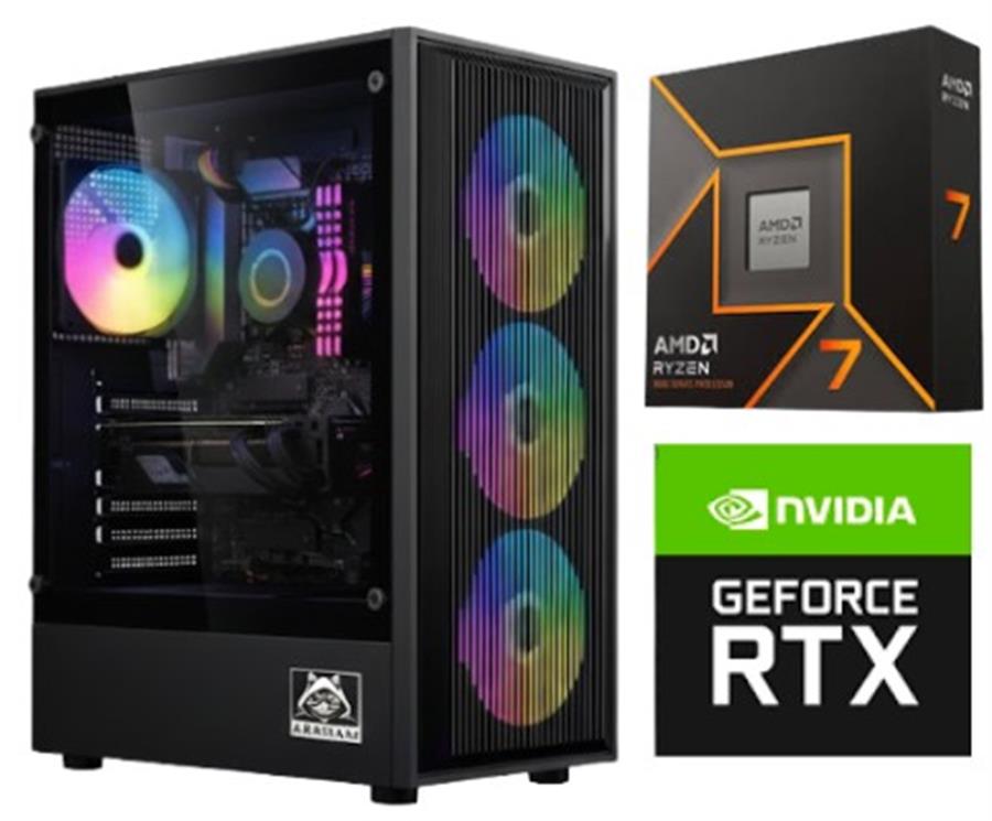 Pc Diseño PRO Ryzen 9700x 32G Ddr5 Ssd 1TB RTX5050 8GB
