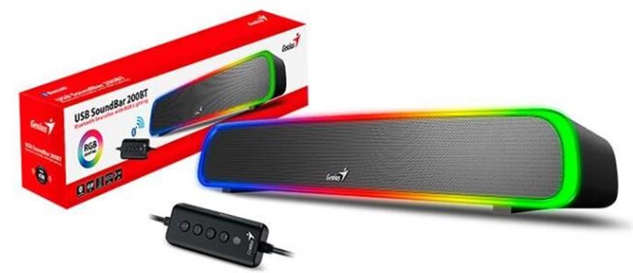 PARLANTE BLUETOOTH GENIUS SOUNDBAR 200 RGB 10M RGB