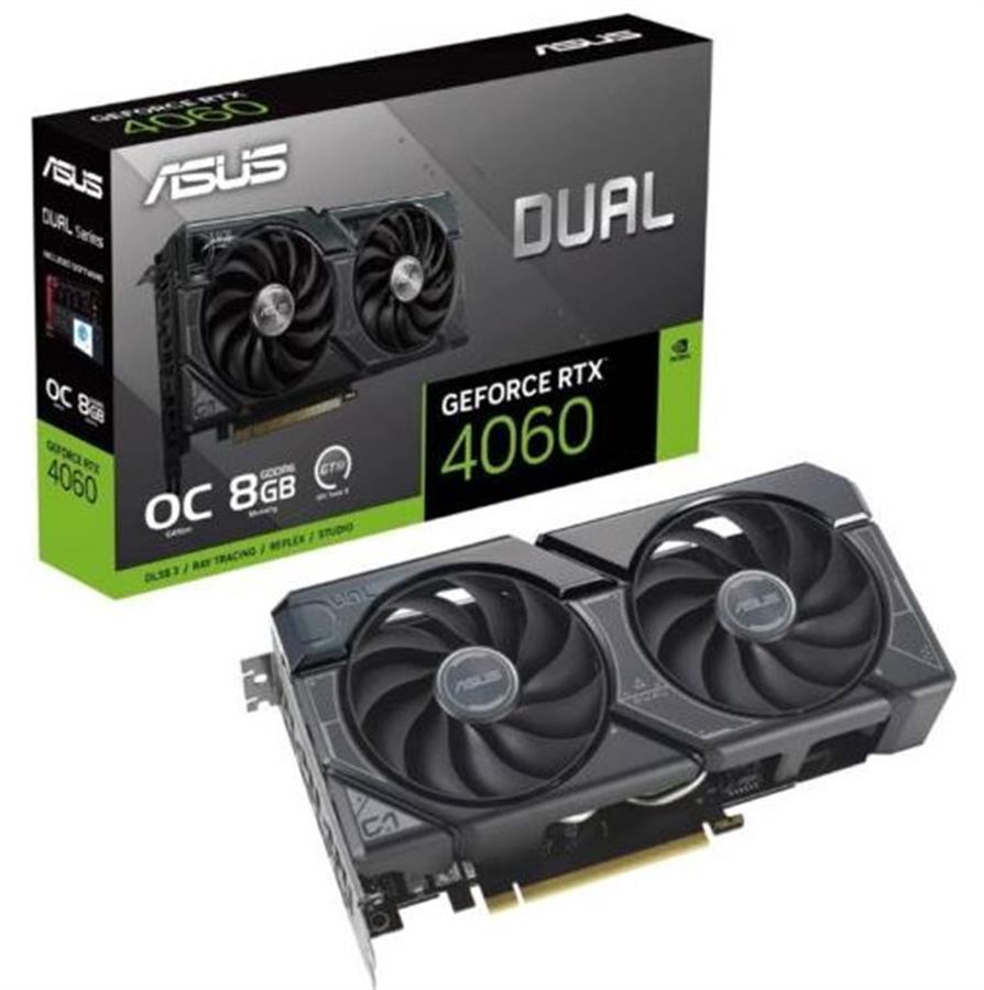 Placa Video Nvidia Geforce RTX 4060 ASUS DUAL O8G V2