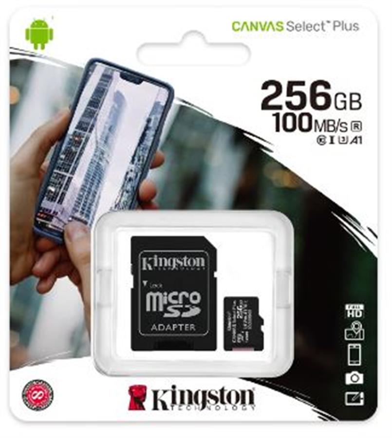 Memoria Micro SD 256GB CLASE 10 - Kingston