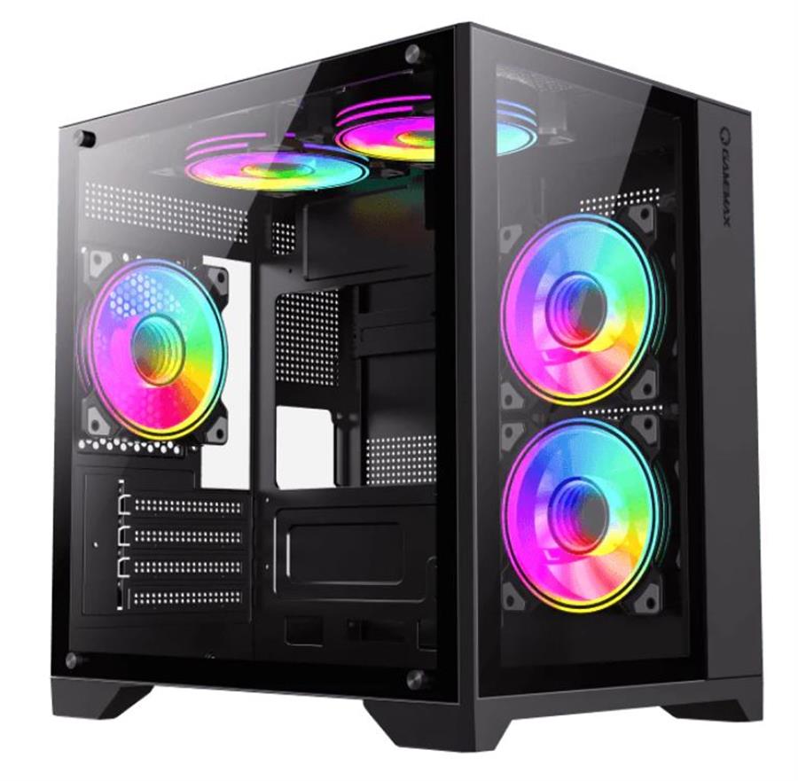 GABINETE GAMEMAX INFINITY MINI BLACK FLEX