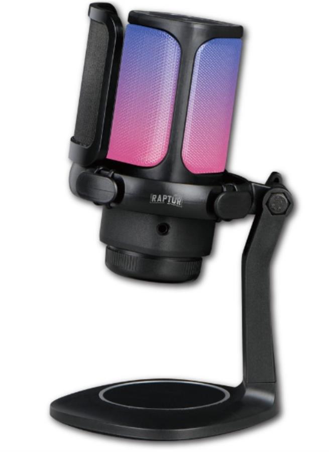Microfono Raptor Vox RGB USB p/Streaming