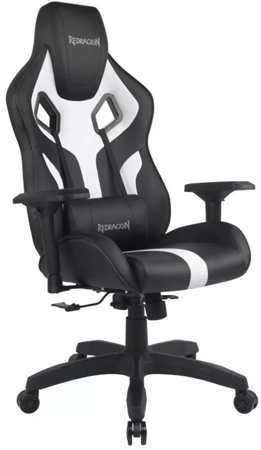 Silla Gamer Redragon Capricornus Gaming Chair Black-White C502-BW