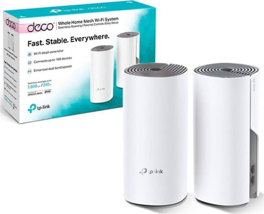 SISTEMA MESH TP-LINK DECO E4 AC1200 PACKx2