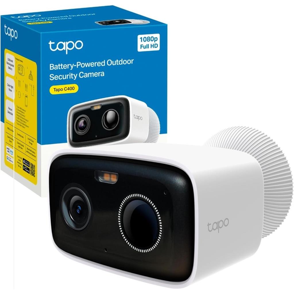 Camara Ip Wifi TpLink Tapo C400 a Bateria Mov Remoto Day/Night