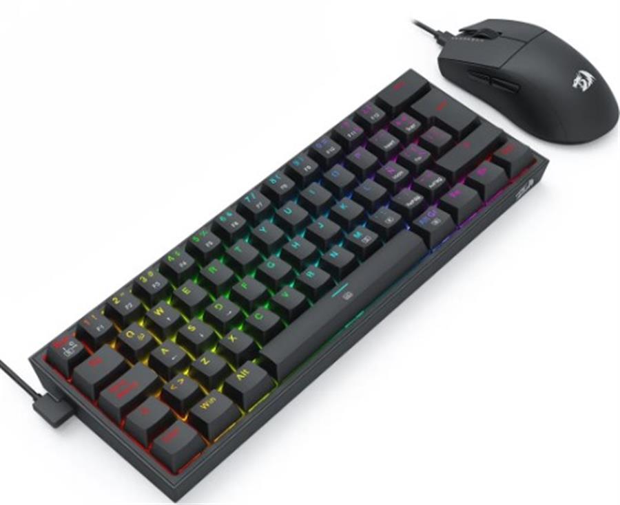 Kit de Teclado Mecanico y Mouse Redragon S143 FIZZ+KING