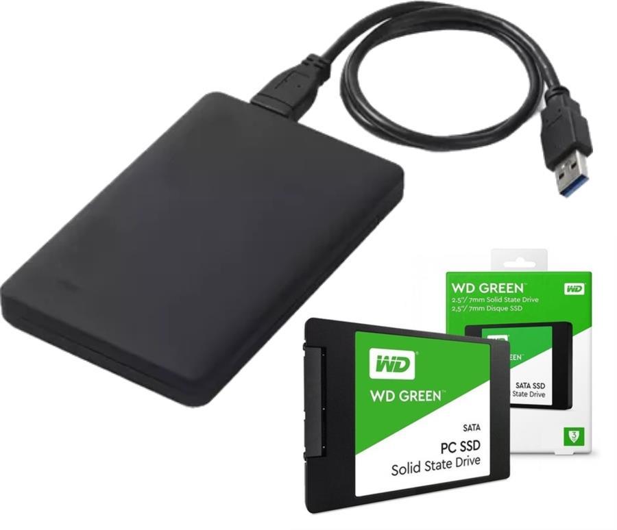 Disco Externo SSD 2TB WD + Carry Usb 3.0