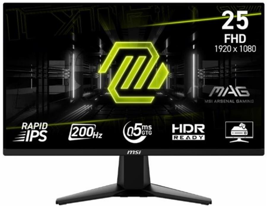 MONITOR LED 25 MSI MAG 255F E20 IPS 0.5ms FHD 200HZ HDMI DP