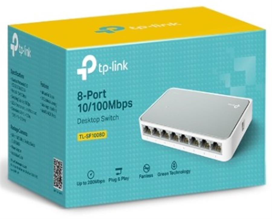 Switch 8 puertos TP-Link TL-SG1008D 10-100