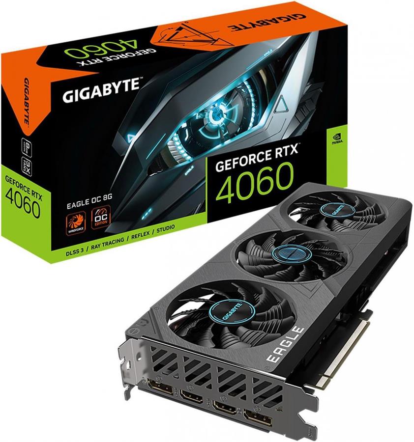 Placa Video Nvidia Geforce RTX 4060 GIGABYTE EAGLE 8GB