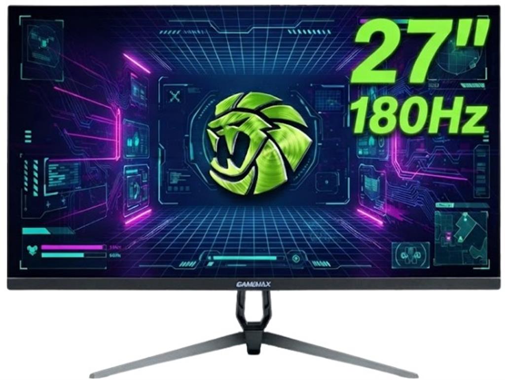 MONITOR GAMER 27" GAMEMAX GMX27F180 IPS 180HZ FHD HDMI DP
