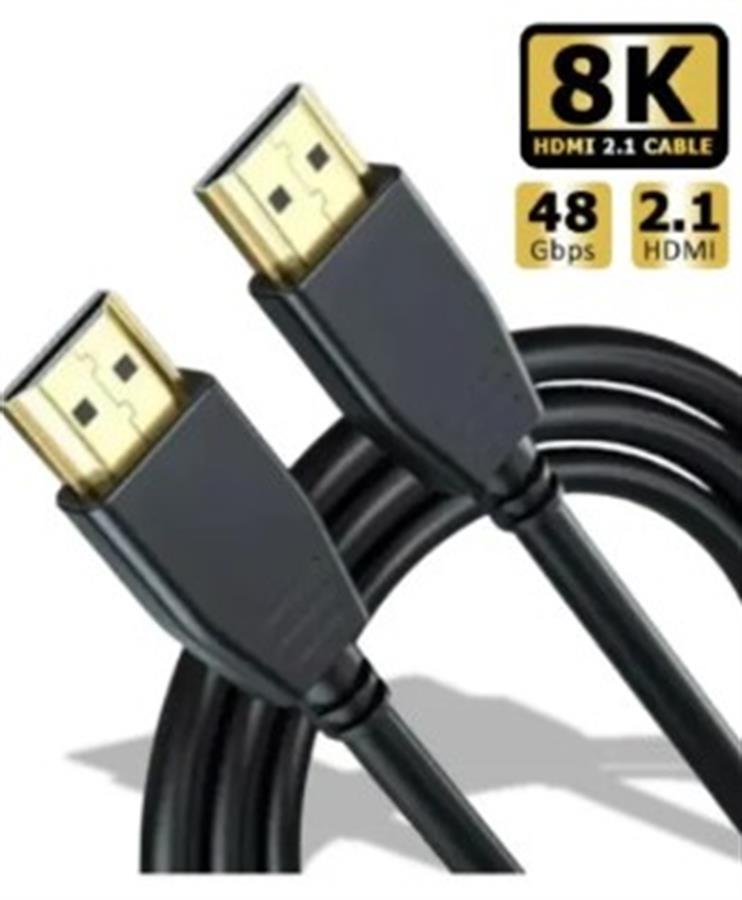 Cable HDMI 2.1 Ultra HD - 8K 48Gbps - 3m