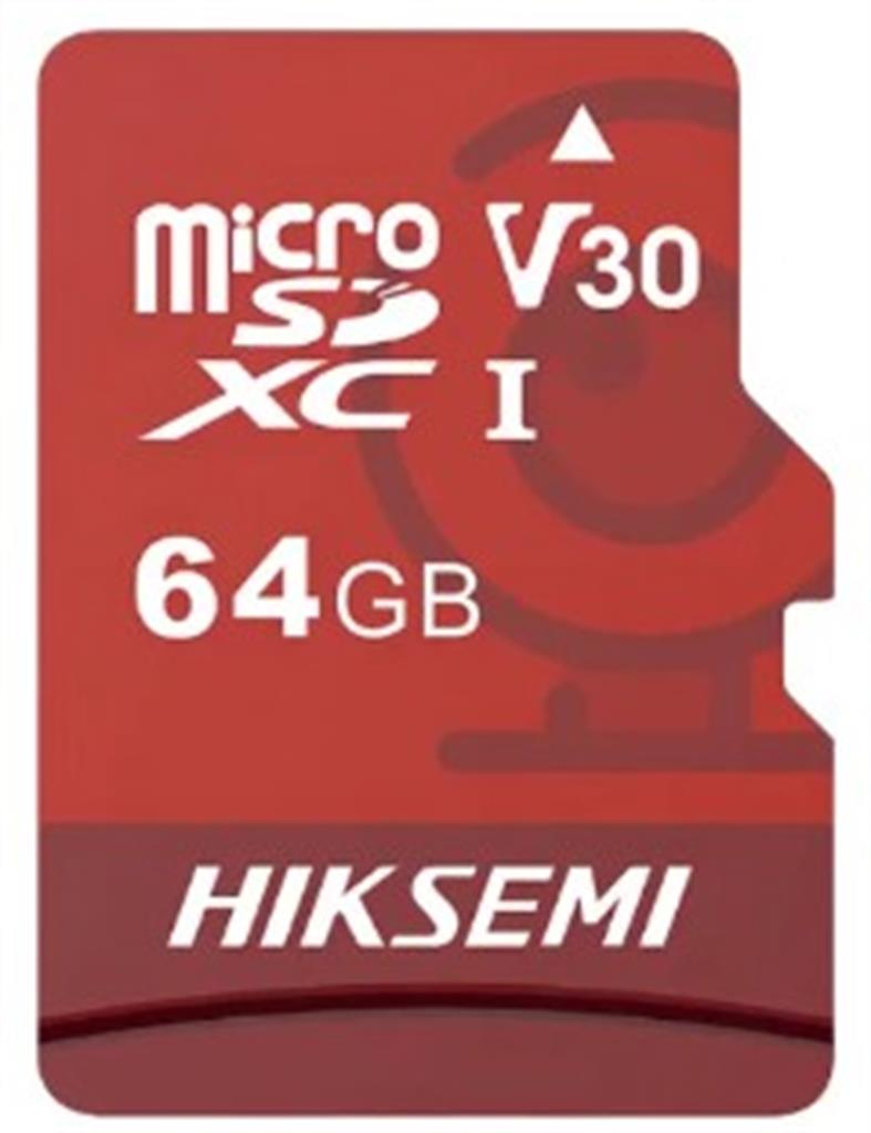 Memoria MicroSD HIKSEMI 64Gb v30 p/camaras videovigilancia