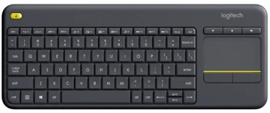 Teclado Wireless Logitech TOUCH K400 PLUS Dark