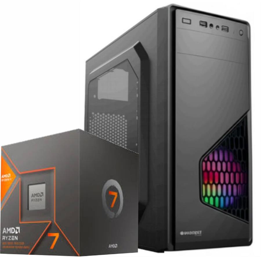 Pc Amd Ryzen 7 8700G 16GB DDR5 Ssd 480g Gab RGB