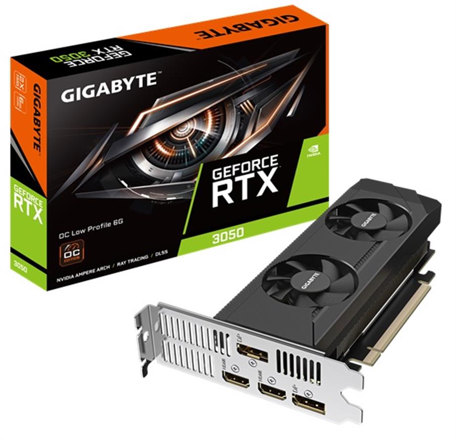 Placa Video Nvidia Geforce RTX 3050 6GB Gigabyte OC LP