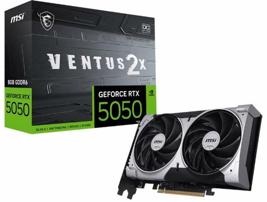 Placa de Video GeForce RTX 5050 8GB MSI VENTUS 2X OC