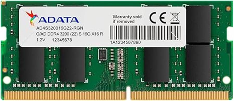 Memoria DDR4 8GB 3200mhz ADATA para Notebook Sodimm