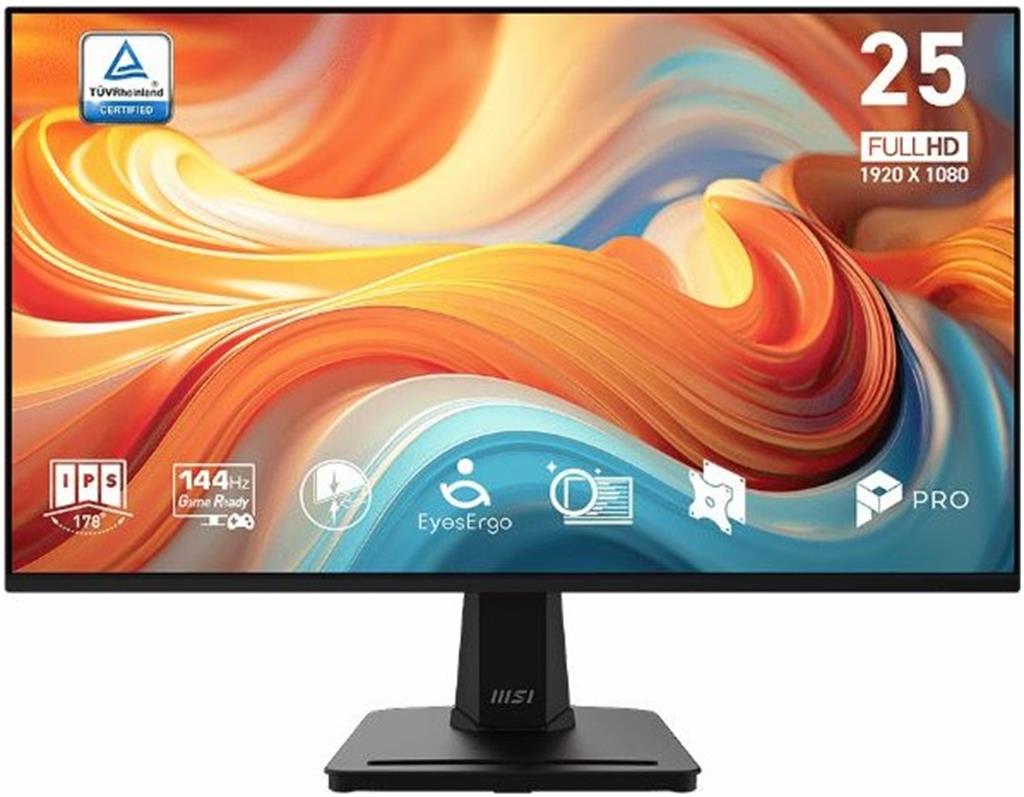MONITOR 25 MSI PRO MP251 E14L FHD 144HZ