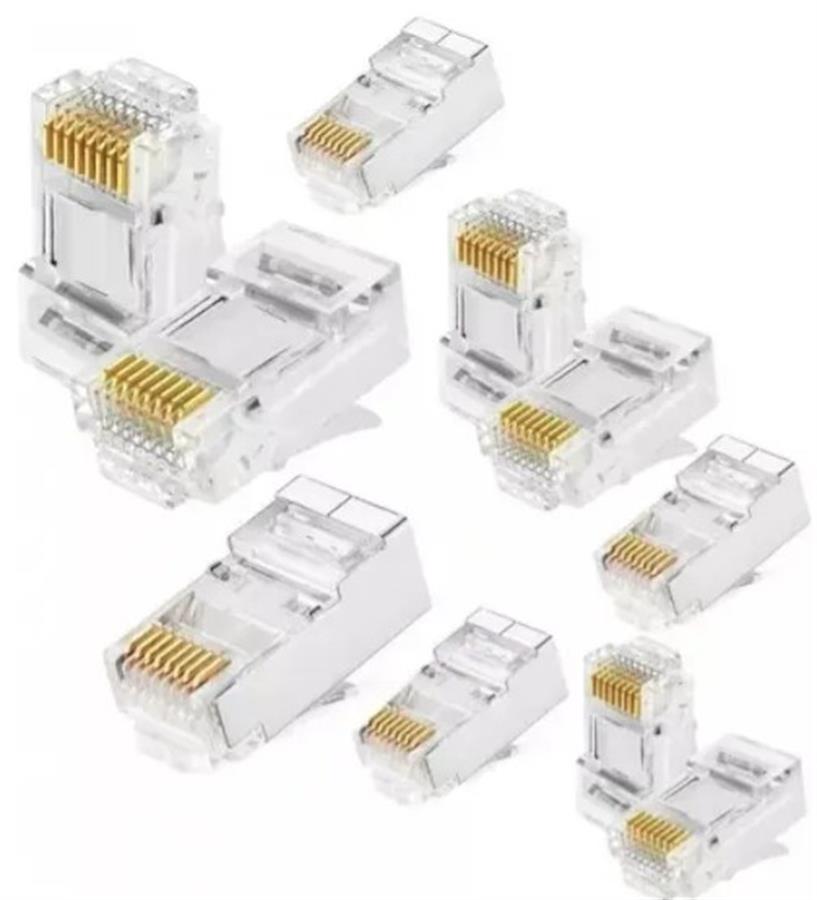 Ficha Rj45 Para Cable Red Utp Conector Plug Rj 45 Cat6