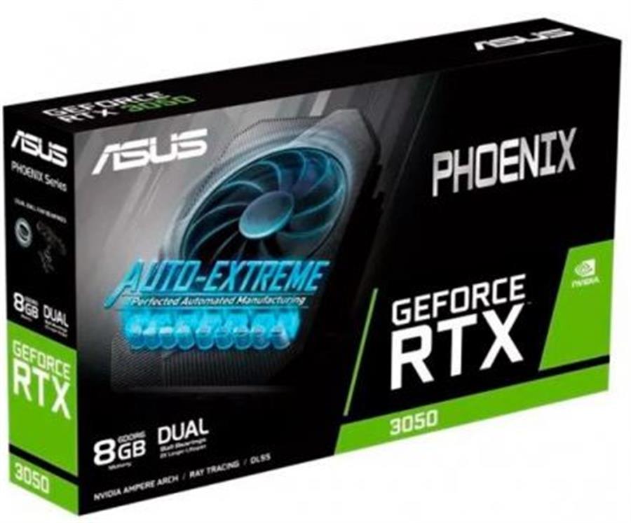 Placa Video RTX 3050 Nvidia Geforce Asus Phoenix Ph-rtx3050-8g 8gb