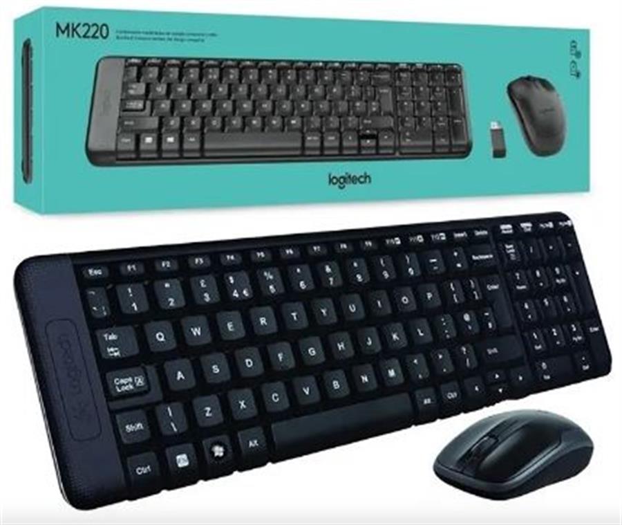 Teclado Mouse Inalambrico LOGITECH MK220