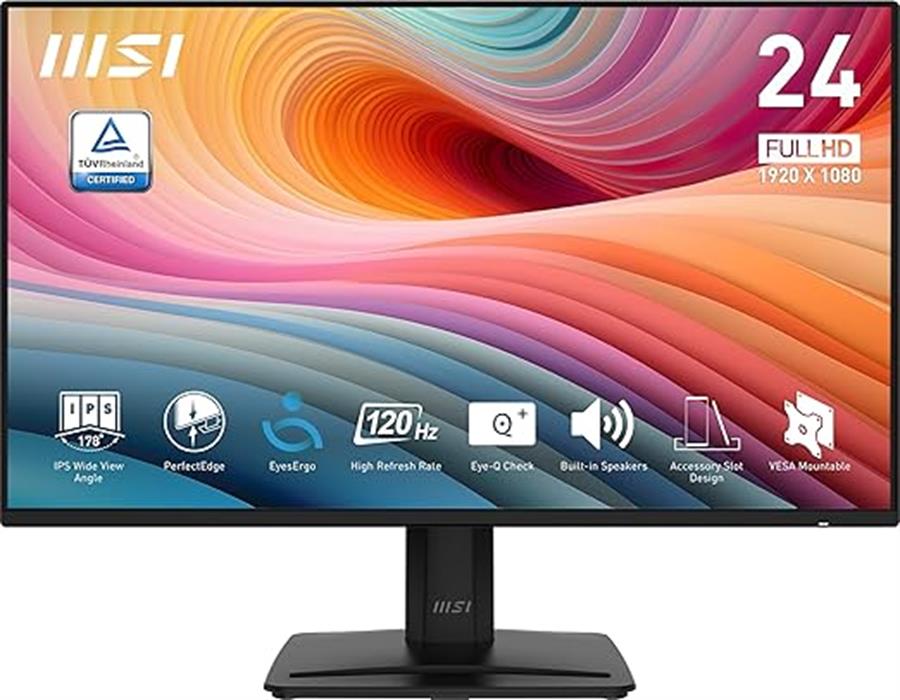MONITOR LED 24 MSI PRO MP242A E2 FHD 120HZ HDMI DP