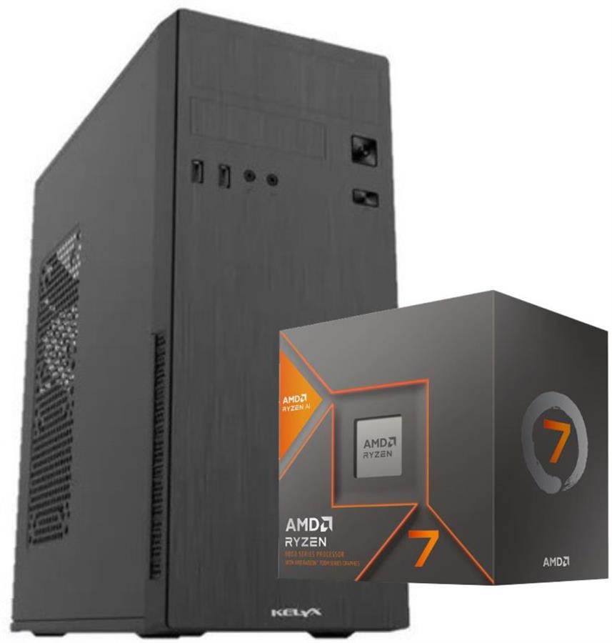 Pc Amd Ryzen 7 8700G 16GB DDR5 Ssd 480g Video Radeon