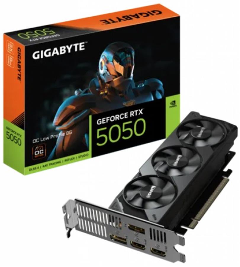 Placa Video Nvidia Geforce RTX 5050 GIGABYTE 8GB LOW PROFILE