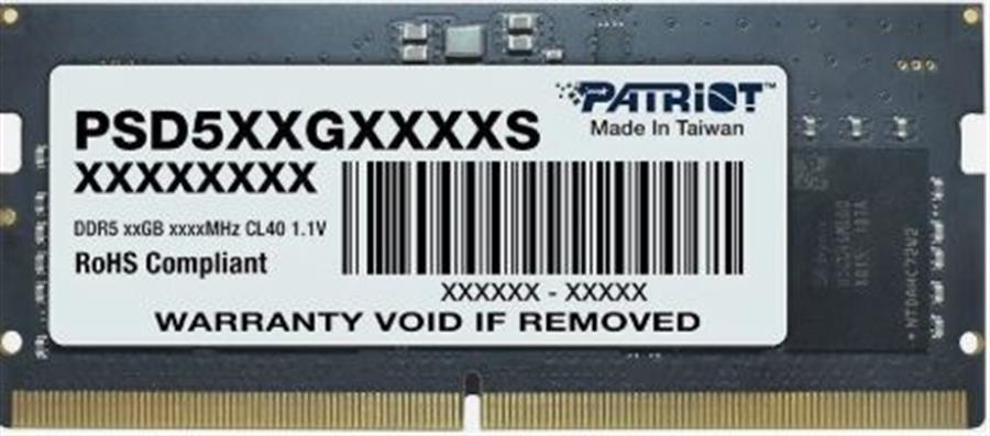 Memoria DDR5 Sodimm 16GB 4800mhz Patriot para Notebook