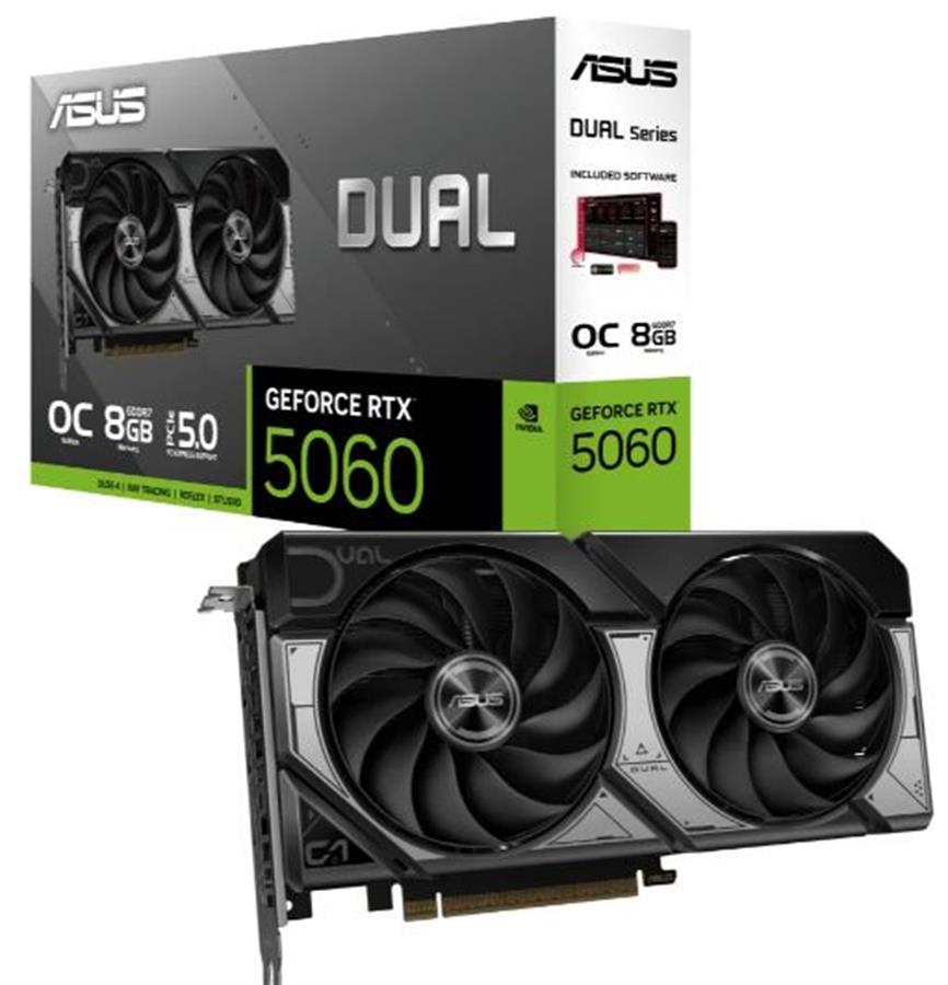 Placa Video GeForce RTX 5060 8GB DDR7 ASUS