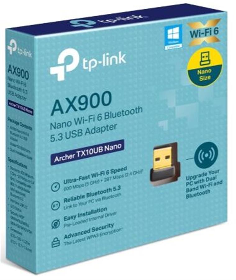 PLACA RED USB TP-LINK TX10UB NANO AX900 WIFI6