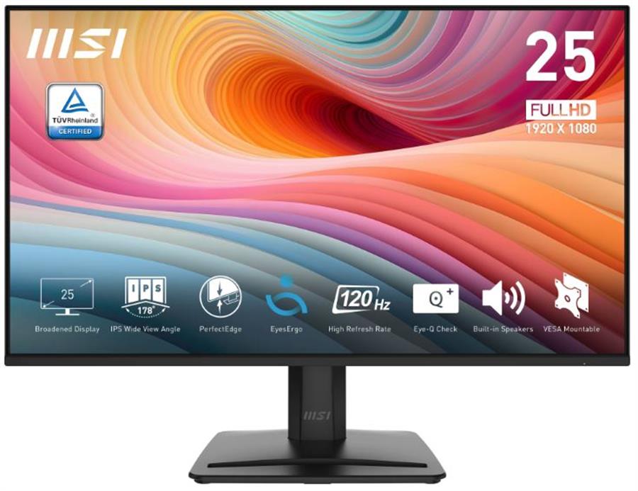 MONITOR LED 25 MSI PRO MP252 E2 120HZ 1Ms FHD